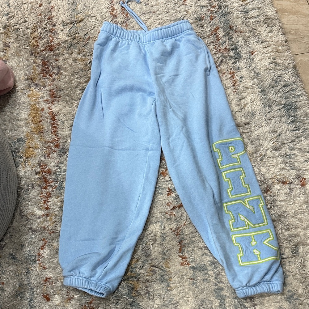 VS PINK Light Blue Joggers